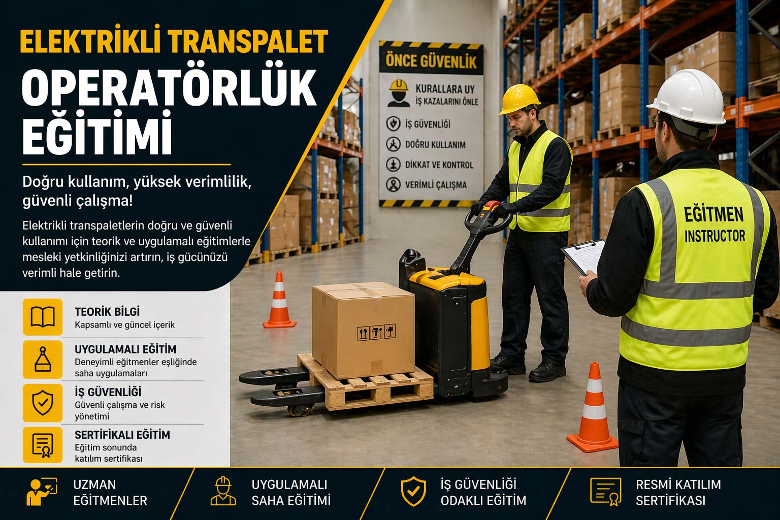 Elektrikli Transpalet Operatörlük Eğitimi